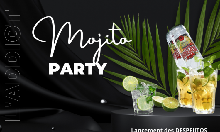 Vendredi 24 mars 𝑴𝑶𝑱𝑰𝑻𝑶 𝑷𝑨𝑹𝑻𝒀  Mojito classique, fraise, passion, royal en taille classique ou 1 litre à partager et lancement de DESPEJITO le Mojito Desperado !