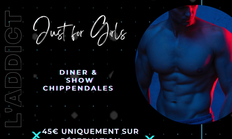 Mercredi 26 avril, diner & show Chippendales !